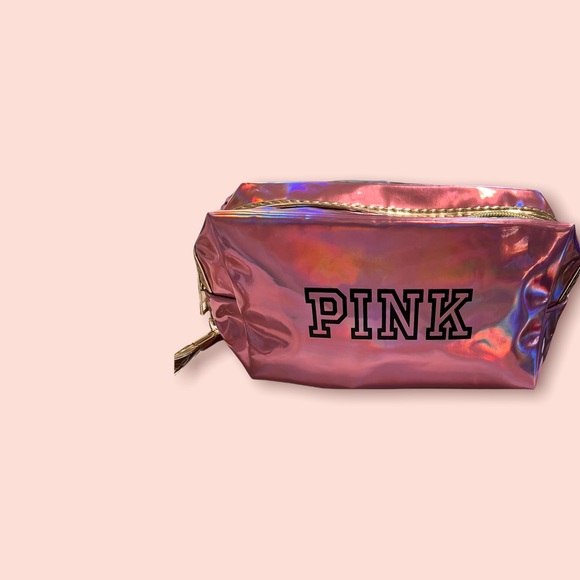“PINK” IRIDESCENT COSMETIC BAG - Picture 5 of 10